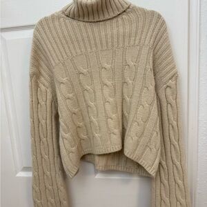 Cozy Cable Knit Turtleneck Sweater